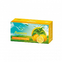 Чай черный с ароматом лимона Наш Чай пакетированный 20 шт×1,3 г