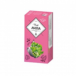 Чай з цвітіння липи Наш Чай пакетований 20 шт×1 г