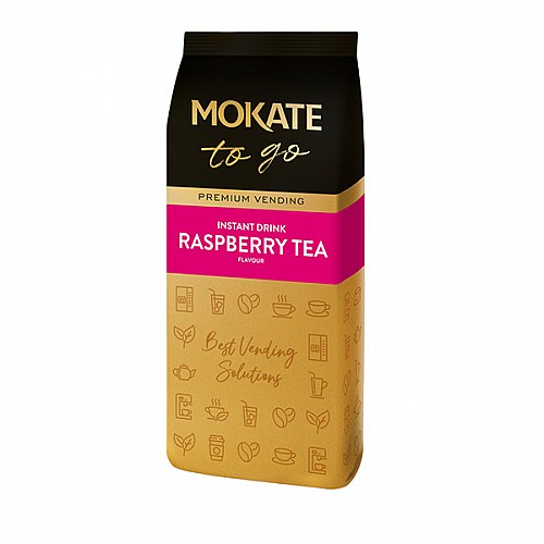 Розчинний чорний чай з малиною Mokate Premium 1 кг (26.018)