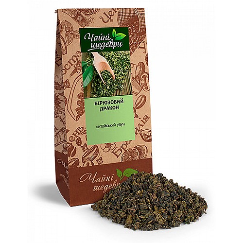 Чай зелений розсипчастий Чайні шедеври Бірюзовий дракон 50 г