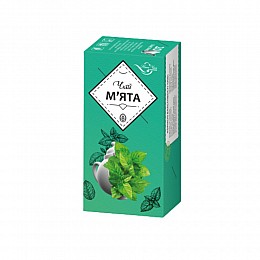 Чай з листя м'яти Наш Чай пакетований 20 шт×1,3 г