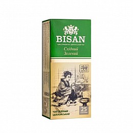 Чай зелений пакетований BISAN Східний PEKOE 1,5 г*25 шт.