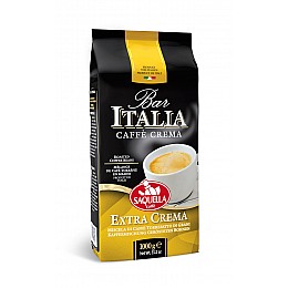Кава в зернах Saquella Bar Italia Extra Crema 1 кг