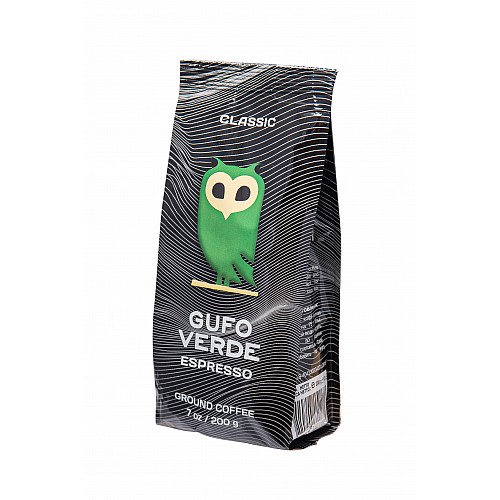 Кава Gufo Verde помелена ESPRESSO 24 х 200 г (10000158)