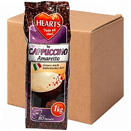 Капучино HEARTS Amaretto 10 шт х 1 кг