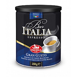 Кава помелена Saquella Bar Italia Gran Gusto 250 г