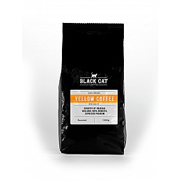 Кава в зернах Black Cat Yellow 100% Робуста В'єтнам 1 кг (11-356)