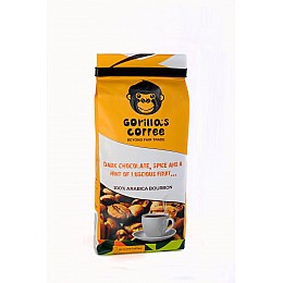 Кофе Арабика в зернах 250г Gorillas Coffee Светлая обжарка