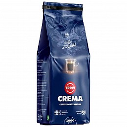 Кофе в зернах Купаж Trevi Crema 50% Арабика 50% Робуста 1 кг