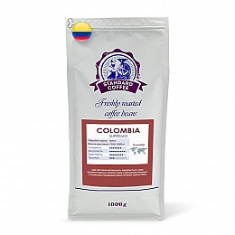 Кава в зернах Standard Coffee Колумбія Супремо 100% арабіка 1 кг