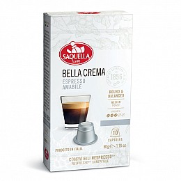 Кофе в капсулах Saquella Espresso Bella Crema 10 шт 50 г