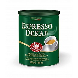 Кава мелена Saquella Espresso Dekaf 250 г.