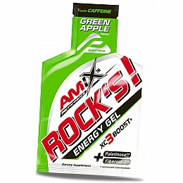 Энергетический Гель с кофеином Rock's Energy Gel with Caffeine Amix Nutrition 32г Зеленое яблоко (11135002)