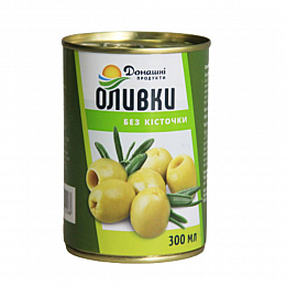 Оливки зелені б/к Домашні продукти 300 мл (8437006915892)