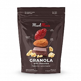 Гранола с шоколадом "Granola with chocolate" Muesli Mania 300 г (4820220140920)