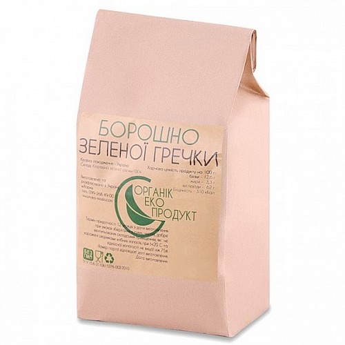 Мука зеленої гречки натуральна Органік Еко-Продукт 5 кг