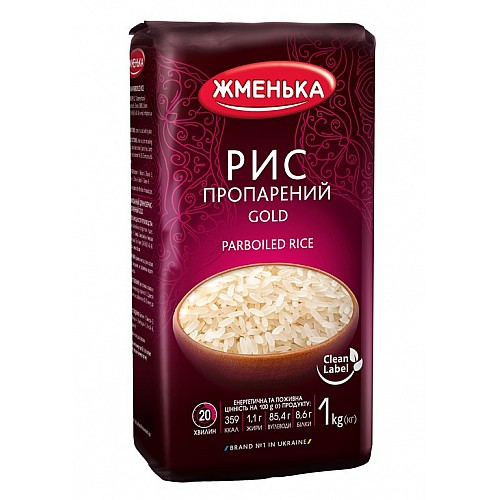 Рис пропаренный Gold Премиум Жменька 1 кг