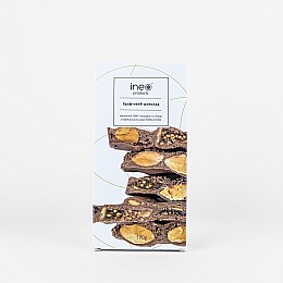 Шоколад крафтовий Ineo products  молочний з мигдалем та інжиром 8 шт