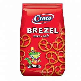 Фігурна соломка солона BREZEL CROCO 80 г