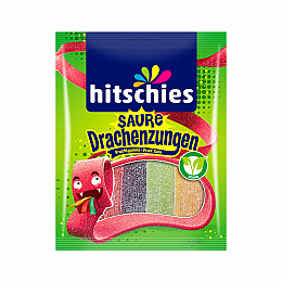 Конфеты жевательные Saure Drachenzungen Hitschies 125 г