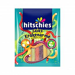 Конфеты жевательные Saure Krakenarme Hitschies 125 г