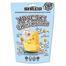 Сыр сушеный хрустящий вспененный snEco для детей "BLUE", 28г