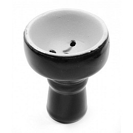 Чашка керамічна для кальяну Huka Чорна (DN29741)