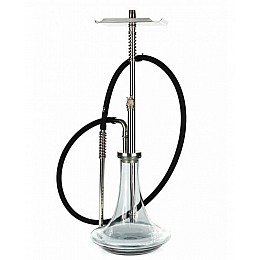 Кальян Trumpet Hookah BEAR 67 см Серебристий