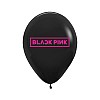 Воздушний кулька Блек Пінк Black Pink чорно-рожевий (22897) Seta Decor