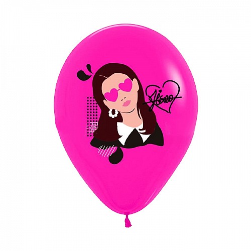 Воздушный шарик Блек Пинк Black Pink Jisoo Джисо розовый (22906) Seta Decor