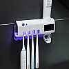 Диспенсер UV Toothbrush Sterilizer для зубной пасты и щеток 2 в 1 с функцией стерилизации