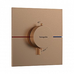 Термостат для душа Hansgrohe ShowerSelect Comfort E 15574140 бронза