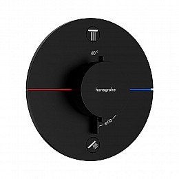 Термостат на 2 потребителя Hansgrohe ShowerSelect Comfort S Черный матовый 15554670