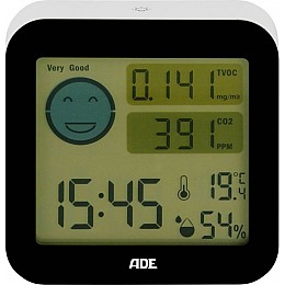 Монітор якості повітря ADE з термометром-гігрометром