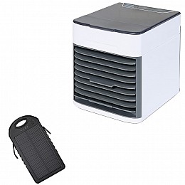 Міні кондиціонер портативний Cold Air Ultra 3в1 переносний компактний охолоджувач очисник зволожувач повітря+Power Bank Solar 30000mAh