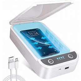 Уф стерилізатор портативний для телефона з функцією ароматерапії UV Portable Phone Sanitizer Білий
