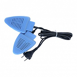 Сушилка для взуття електрична Monocrystal 7 В універсальна Синя