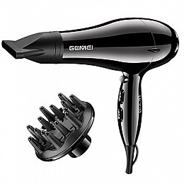 Фен для волос Gemei GM-103 2200W Black (3_01280)