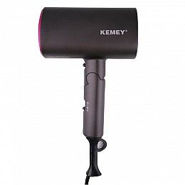 Фен для волос дорожный компактный Kemey KM-9945м 1800W (10599-57299)