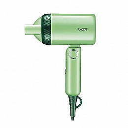 Фен для волос дорожный VGR V-421 складная ручка 1200W Green (3_03519)