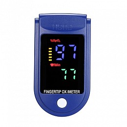 Пульсоксиметр электронный на палец Healer Oximeter 5309 LED пульсоксиметр+Батарейки+Черные спортивные часы
