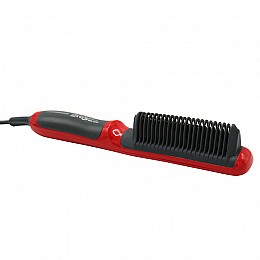 Расческа для выпрямления волос Fast Hair Brush straightener HQT-908A Красная