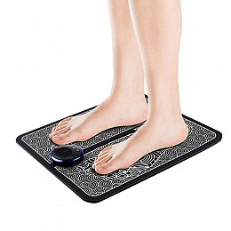 Миостимулятор для ступней и ног EMS Foot Massager Black (3_03472)