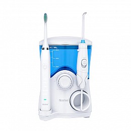 Ірригатор Professional 7 насадок + електрична зубна щітка Nicefeel Білий (133)