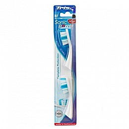 Насадка для зубної електричної щітки Trisa Sonic Power Medium 4667.9802 Білий з синім