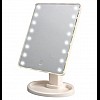 Настольное зеркало для макияжа SUNROZ с LED подсветкой Белое (hub_RVIJ27514)