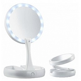 Зеркало MY FOLD JIN GE JG-998 с LED подсветкой для макияжа (300623)