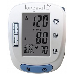 Автоматичний вимірювач тиску Longevita BP-201M (манжета на зап'ясті) (5828415)
