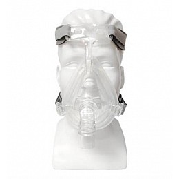 Сипап маска носо-ротовая Сипап для ИВЛ размер L Прозрачная
