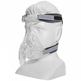 Носорітова маска Сіпап для апаратів неінвазивної вентиляції легень розмір М Прозора